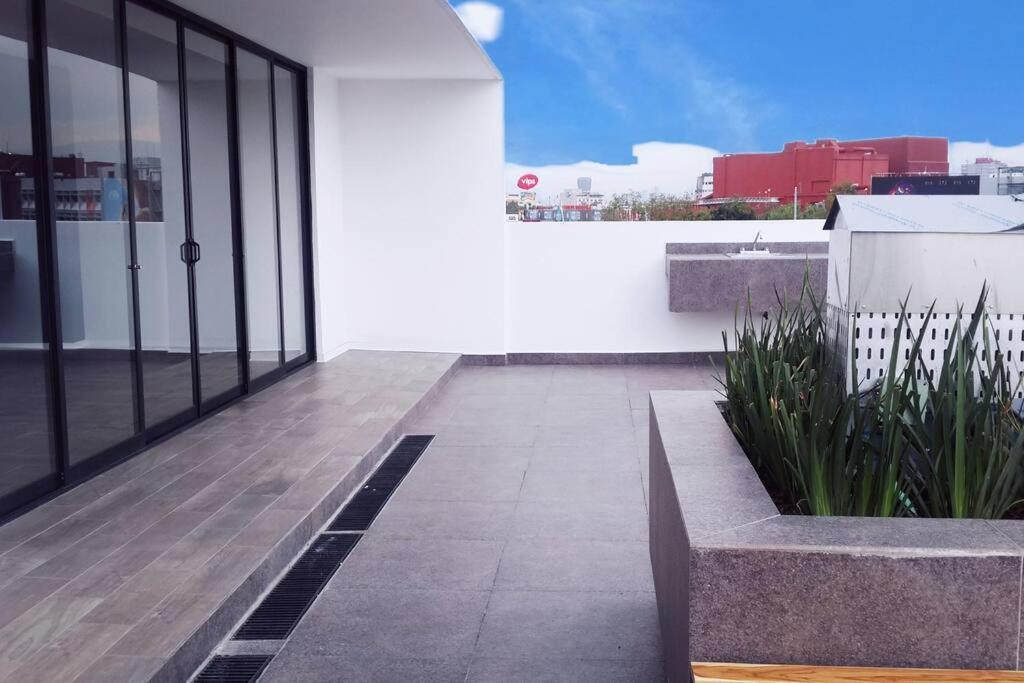 Secure, Central And Quiet Apartment Work Or Travel Mexico City Exterior photo